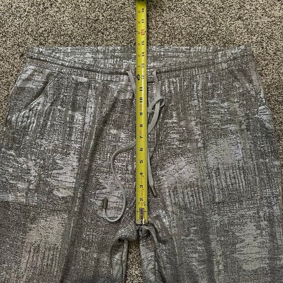 Anthropologie silver metallic jogger pants size XL - Picture 11 of 11